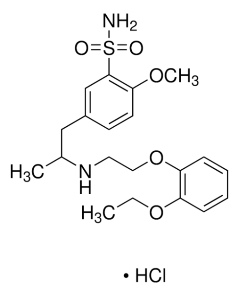 Tamsulosin hydrochloride structure, CAS 80223-99-0