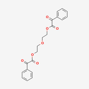 Benzeneacetic acid, alpha-oxo-, Oxydi-2,1-ethanediyl ester structure, CAS 211510-16-6
