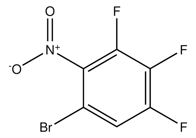 1-BroMo-3,4,5-trifluoro-2-nitrobenzene structure, CAS 1416373-06-2