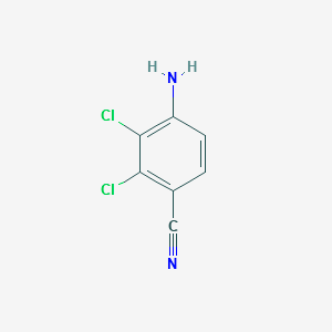 4-Amino-2,3-dichlorobenzonitrile structure, CAS 193090-61-8