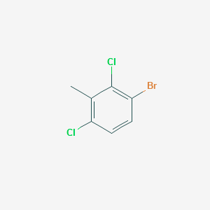 3-BroMo-2,6-dichloro-1-Methylbenzene structure, CAS 127049-87-0