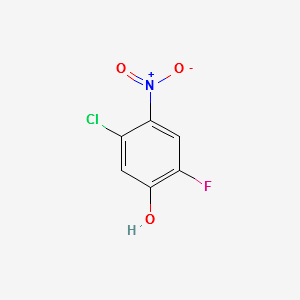 2-Fluoro-4-nitroto-5-Chlorophenol structure, CAS 1500154-08-4