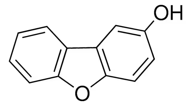 2-HYDROXYDIBENZOFURAN structure, CAS 86-77-1