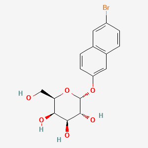 6-Bromo-2-naphthyl α-D-galactopyranoside structure, CAS 25997-59-5