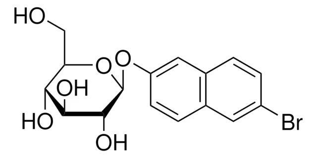 6-BROMO-2-NAPHTHYL-ALPHA-D-GLUCOPYRANOSIDE structure, CAS 25696-57-5