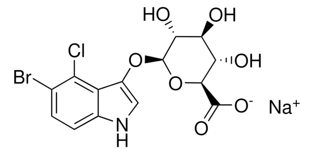 5-BROMO-4-CHLORO-3-INDOLYL BETA-D-GLUCURONIDE SODIUM SALT structure, CAS 370100-64-4