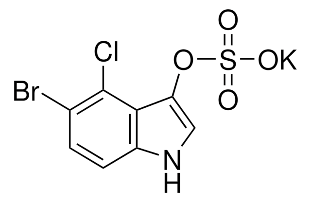 5-BROMO-4-CHLORO-3-INDOLYL SULFATE POTASSIUM SALT structure, CAS 6578-07-0
