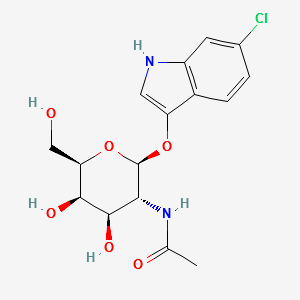 6-CHLORO-3-INDOXYL-N-ACETYL-BETA-D-GALACTOSAMINIDE structure, CAS 501432-61-7