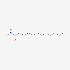 N-METHYLDODECANAMIDE structure, CAS 27563-67-3