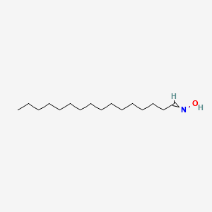 palmitaldehyde oxime structure, CAS 629-91-4