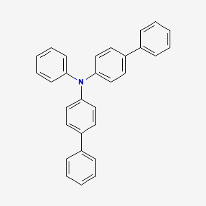N-[1,1-biphenyl]-4-yl-N-phenyl-[1,1-Biphenyl]-4-amine structure, CAS 122215-84-3