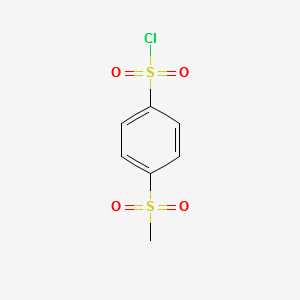 4-METHYLSULFONYLBENZENESULFONYL CHLORIDE structure, CAS 82964-91-8