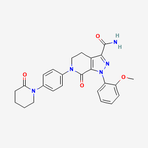 Apixaban IMpurity 2 (BMS-724914-01) structure, CAS 1801881-16-2