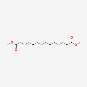 DIMETHYL TETRADECANEDIOATE structure, CAS 5024-21-5