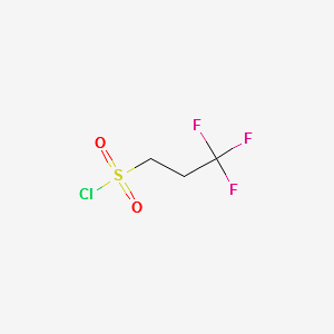 3,3,3-TRIFLUOROPROPANE-1-SULFONYL CHLORIDE structure, CAS 845866-80-0