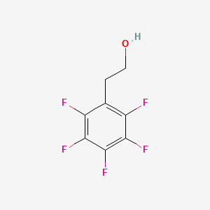 2-(PENTAFLUOROPHENYL)ETHANOL structure, CAS 653-31-6