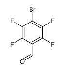 4-bromo-2,3,5,6-tetrafluorobenzaldehyde structure, CAS 108574-98-7