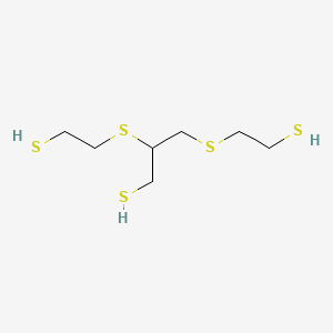 1-Propanethiol,2,3-bis[(2-mercaptoethyl)thio]- structure, CAS 131538-00-6