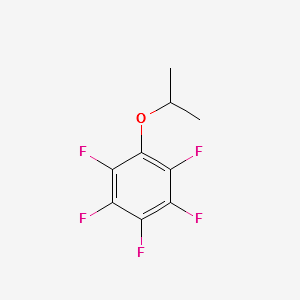 Isopropoxypentafluorobenzene structure, CAS 61874-51-9
