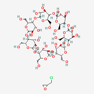beta-cyclodextrin/ epichlorohydrin copolymer structure, CAS 25655-42-9
