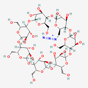 Mono-6-Azido-6-deoxy-beta-Cyclodextrin structure, CAS 98169-85-8