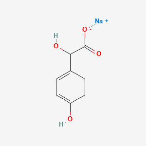 sodium 4-hydroxyphenylglycolate structure, CAS 69322-01-6
