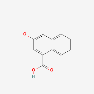 3-Methoxynaphthalene-1-carboxylic acid structure, CAS 147397-60-2