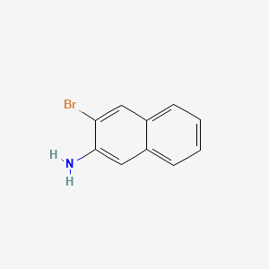 3-bromonaphthalen-2-amine structure, CAS 54245-33-9
