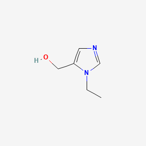1H-Imidazole-5-methanol,1-ethyl-(9CI) structure, CAS 215872-62-1