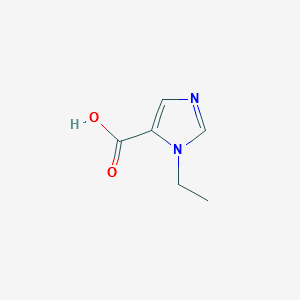 1-Ethyl-1H-iMidazole-5-carboxylic acid structure, CAS 71925-11-6