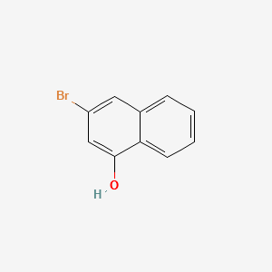 3-Bromo-1-hydroxynaphthalene structure, CAS 90767-17-2