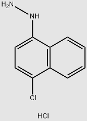 (4-Chloronaphthalen-1-yl)hydrazine hydrochloride structure, CAS 1187928-20-6