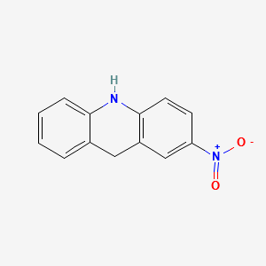 2-nitro-9,10-dihydroacridine structure, CAS 1200798-52-2