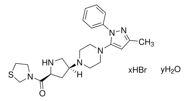 Teneligliptin Hydrobromide Hydrate structure, CAS 1572583-29-9