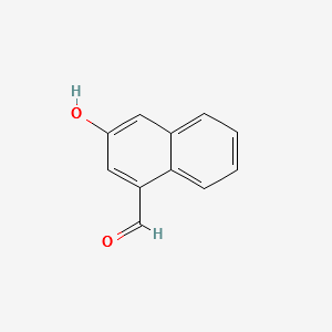 3-Hydroxynaphthalene-1-carboxaldehyde structure, CAS 91136-43-5