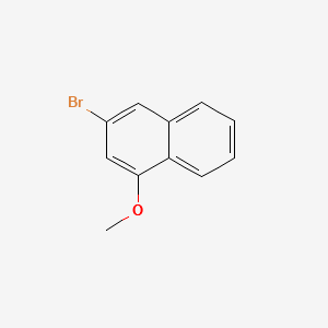 3-Bromo-1-methoxynaphthalene structure, CAS 507266-70-8