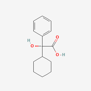 (R)-CYCLOHEXYLHYDROXYPHENYLACETIC ACID structure, CAS 20585-39-1