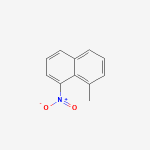 1-Nitro-8-methylnaphthalene structure, CAS 90745-27-0