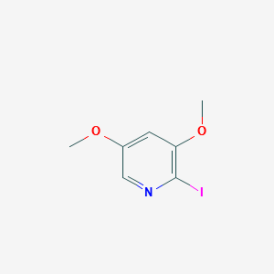 2-Iodo-3,5-dimethoxypyridine structure, CAS 1299607-79-6