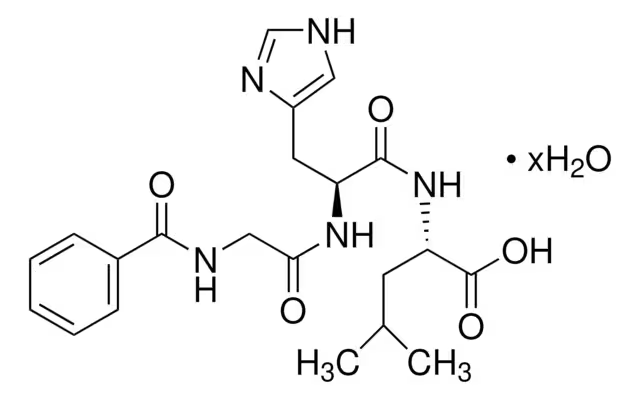 HIPPURYL-HIS-LEU FREE BASE structure, CAS 207386-83-2