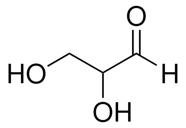 DL-GLYCERALDEHYDE structure, CAS 56-82-6