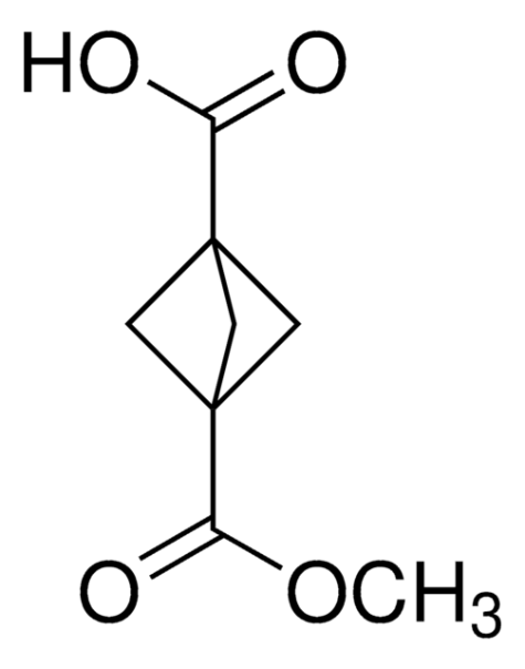 Bicyclo[1.1.1]pentane-1,3-dicarboxylic acid, MonoMethyl ester structure, CAS 83249-10-9