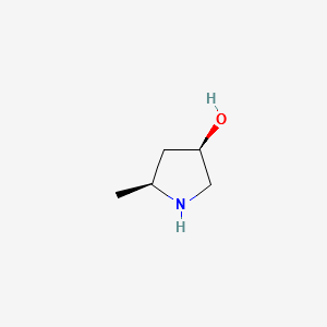 (3R,5S)-5-Methylpyrrolidin-3-ol structure, CAS 1108234-23-6