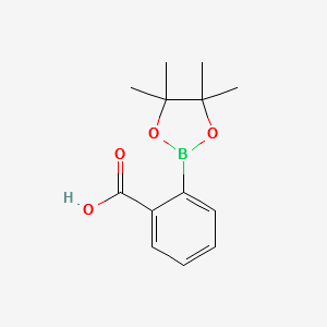 2-CARBOXYPHENYLBORONIC ACID, PINACOL ESTER structure, CAS 1187591-17-8