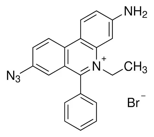 Ethidium structure, CAS 3546-21-2