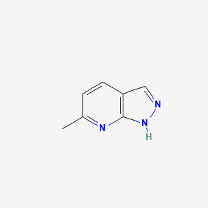 6-Methyl-1H-pyrazolo[3,4-b]pyridine structure, CAS 885269-66-9