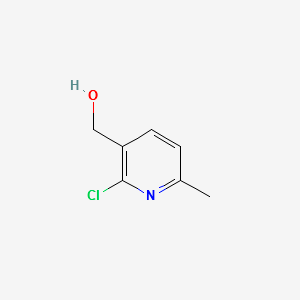 (2-chloro-6-methylpyridin-3-yl)methanol structure, CAS 689259-06-1