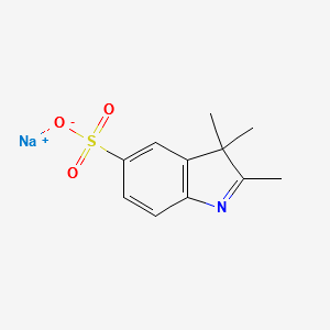 sodiuM 2,3,3-triMethyl-3H-indole-5-sulfonate structure, CAS 287188-58-3