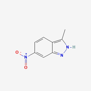 3-Methyl-6-nitro-2H-indazole structure, CAS 1313372-75-6