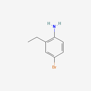 4-BROMO-2-ETHYLANILINE structure, CAS 45762-41-2
